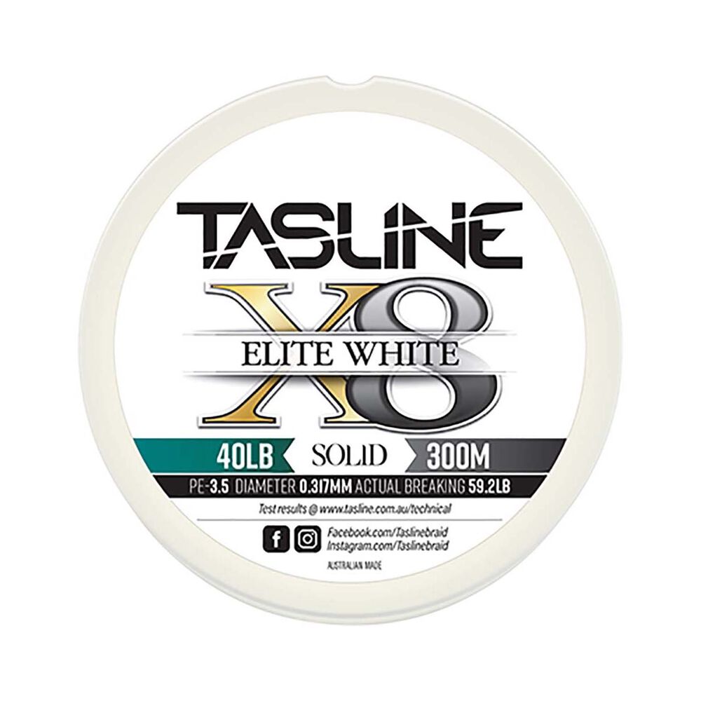 Tasline Elite X8 300M White Braid