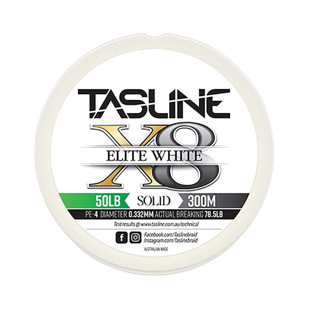 Tasline Elite X8 300M White Braid