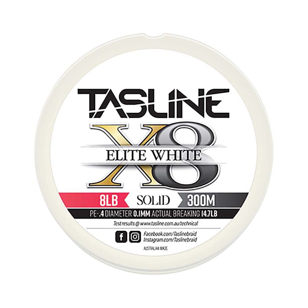 Tasline Elite X8 300M White Braid