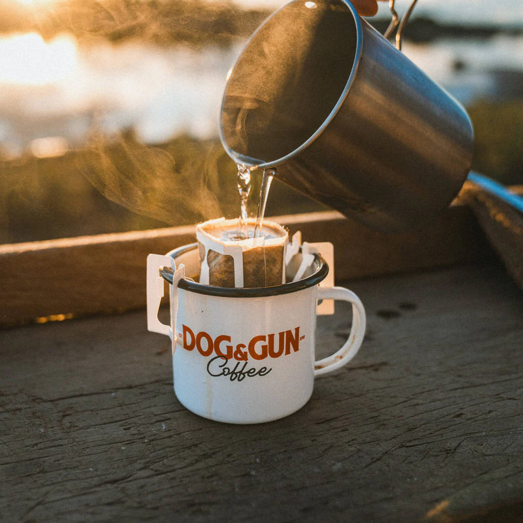 DOG & GUN Pre-Loaded Drip Coffee Filters – 15 Pack