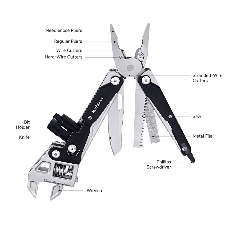 NexTool Adjustable Wrench W4 Multitool